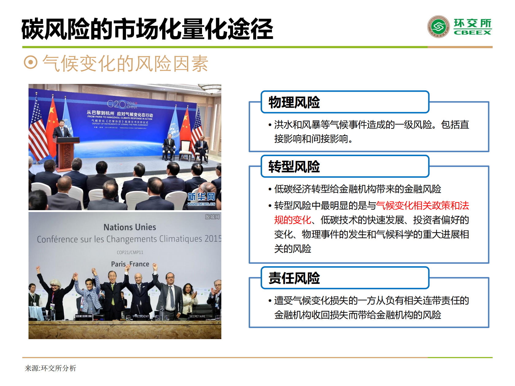 北京环境交易所：碳风险的市场化量化分析